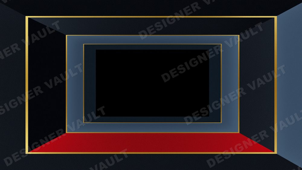 Velvet Rope 4K background, Gilded rooms after dark, design 3 of 6