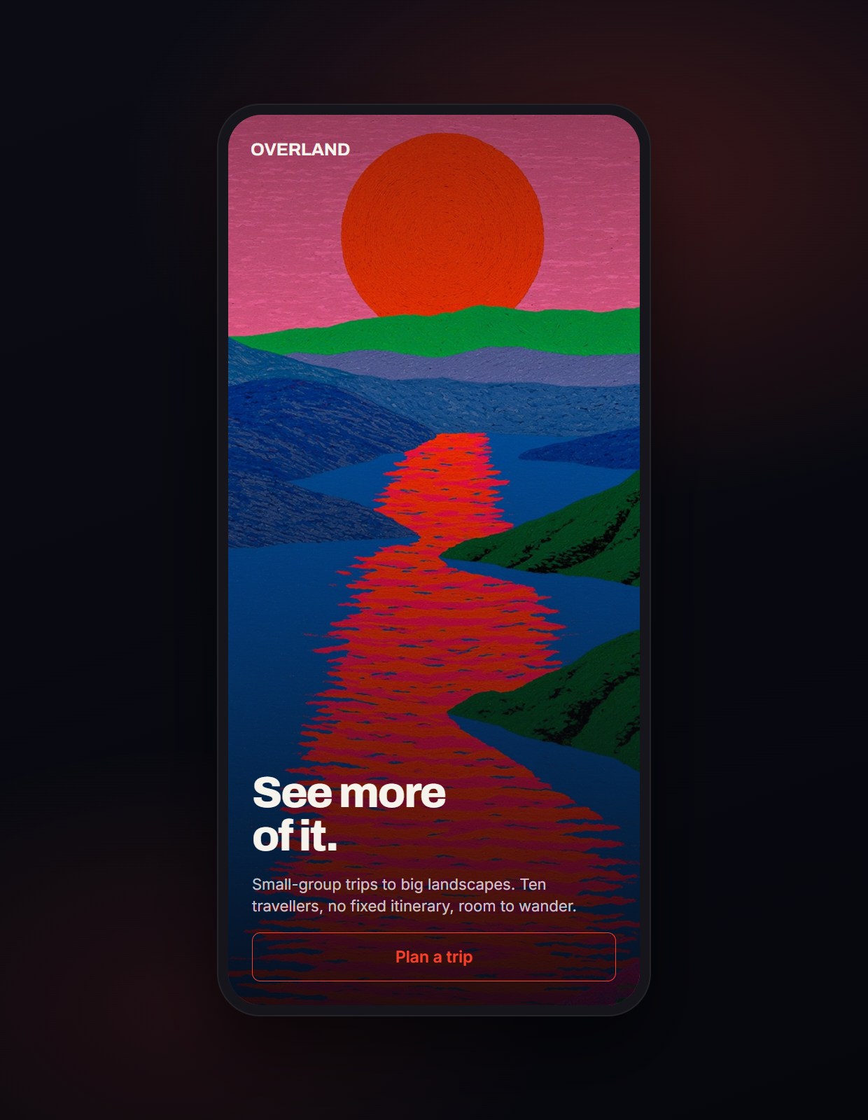 Vista shown on a phone
