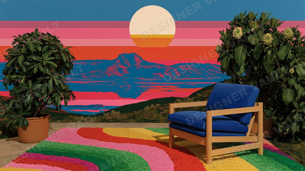 Vista 4K background, Bold fauvist landscapes, design 10 of 10